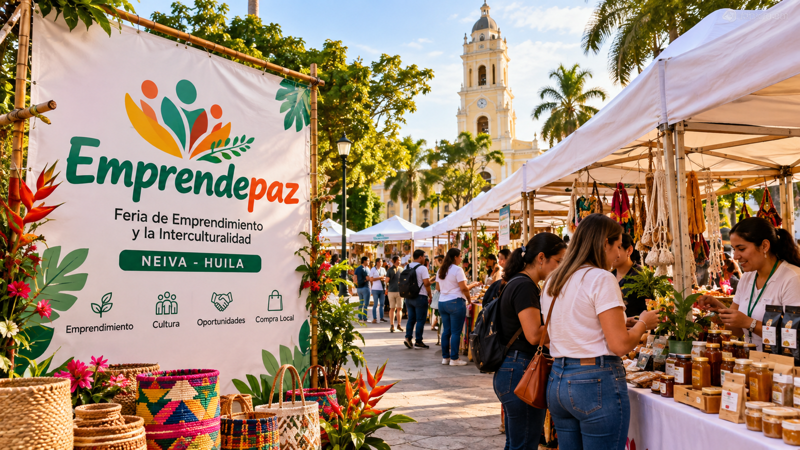 Emprendepaz 2026, feria de emprendimiento e interculturalidad en Neiva, Huila